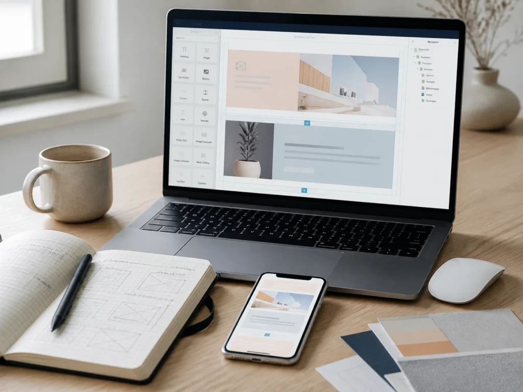 Eksperthjælp til design og responsive layouts i Elementor